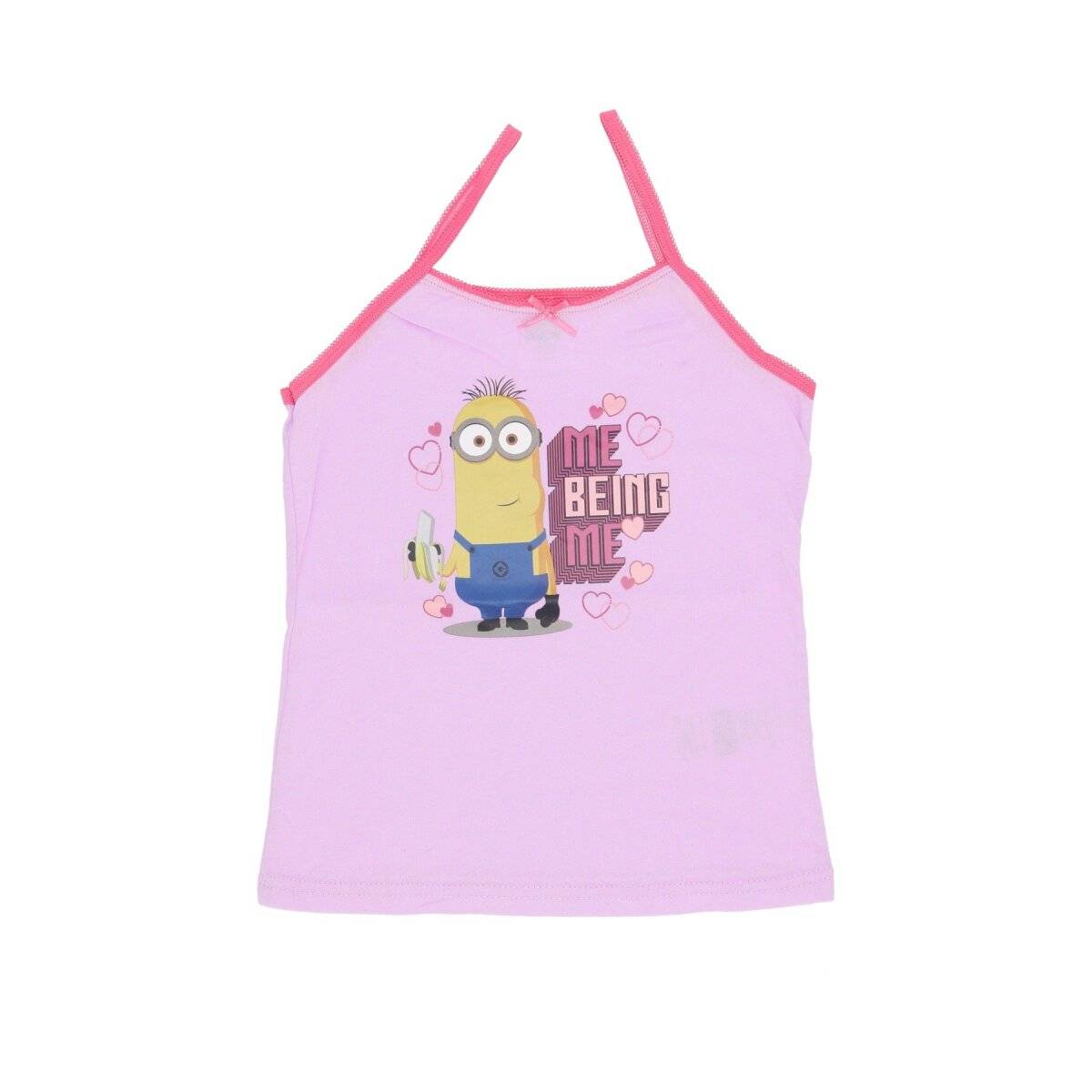 Minions Shirts im 2er-Pack aus Baumwolle  Perfekte Oberteile für Mädchen 110/116