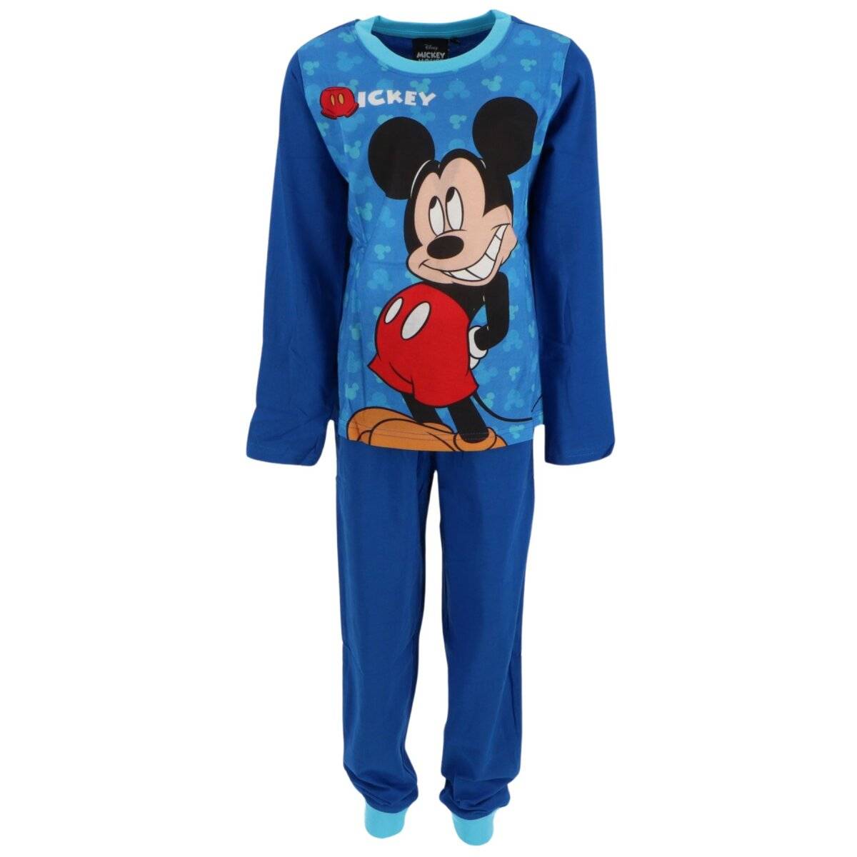 Disney Micky Maus Pyjama Schlafanzug aus weicher Baumwolle Nachtwäsche für Kinder 2 Jahre Dunkelblau