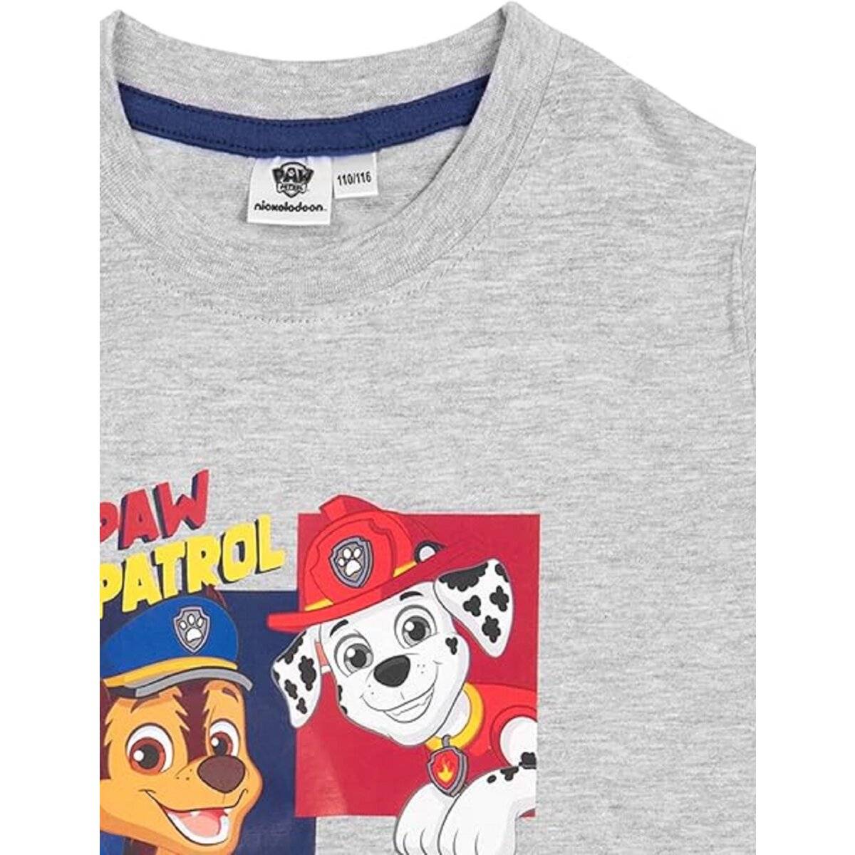 Paw Patrol T-Shirt mit Chase, Marshall & Rubble  Kurzarmshirt Oberteil für Kinder 98/104