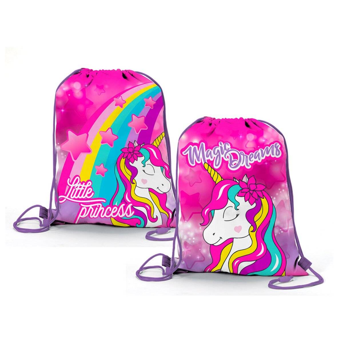 Unicorn Turnbeutel  Zauberhafter Sportbeutel für Kinder