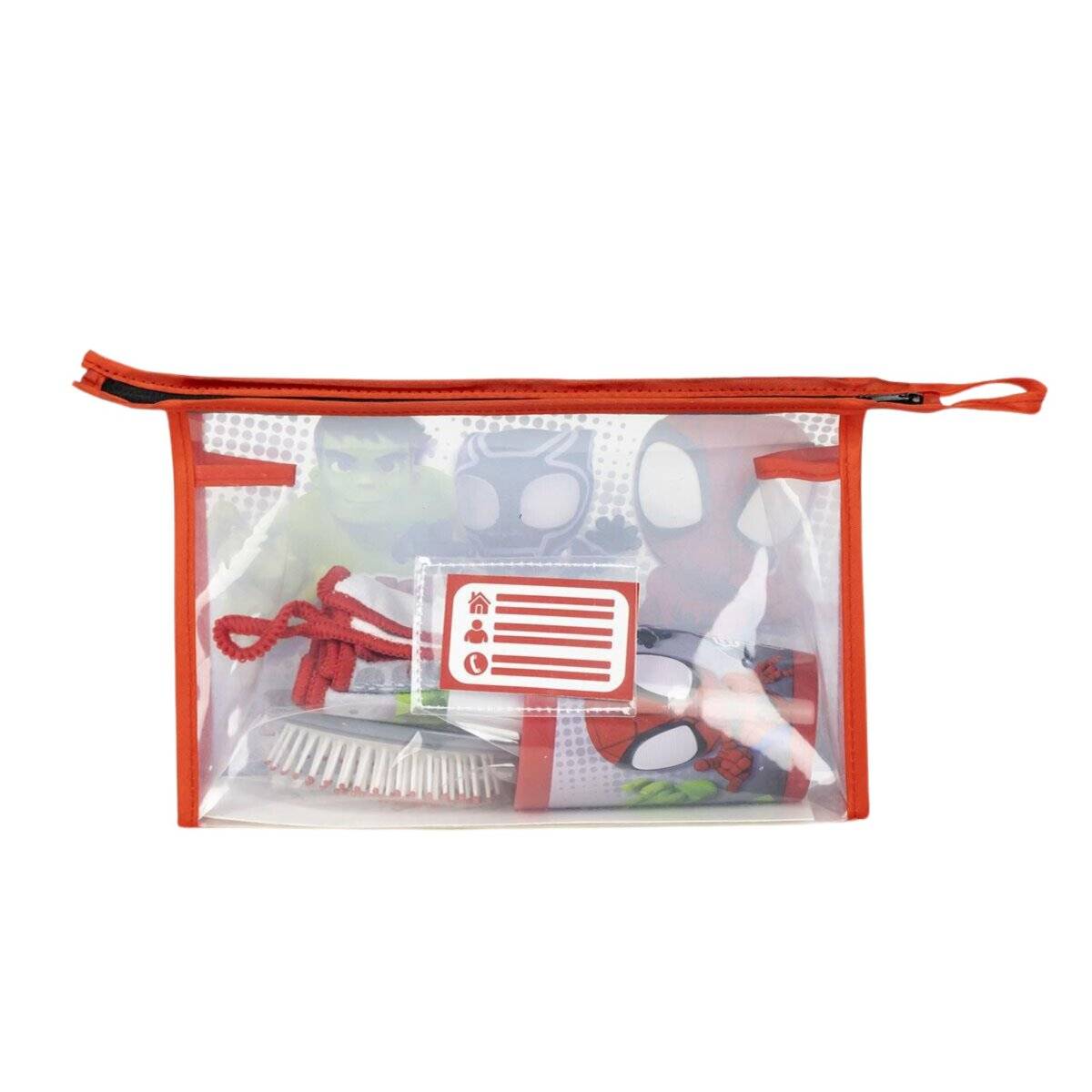 Spider-Man Kulturtasche Pflegetasche  Gefüllt und perfekt für Kinder