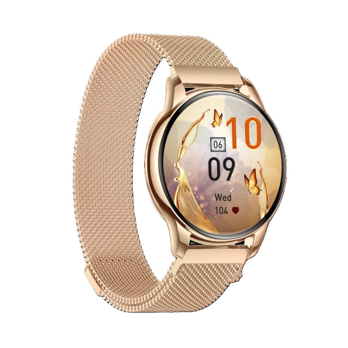 Smartwatch Ecowatch 3, 280mAh, 1,32 Zoll 466x466, Wasserdicht IP67 Gold