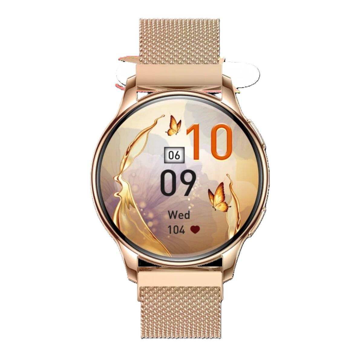 Smartwatch Ecowatch 3, 280mAh, 1,32 Zoll 466x466, Wasserdicht IP67 Gold