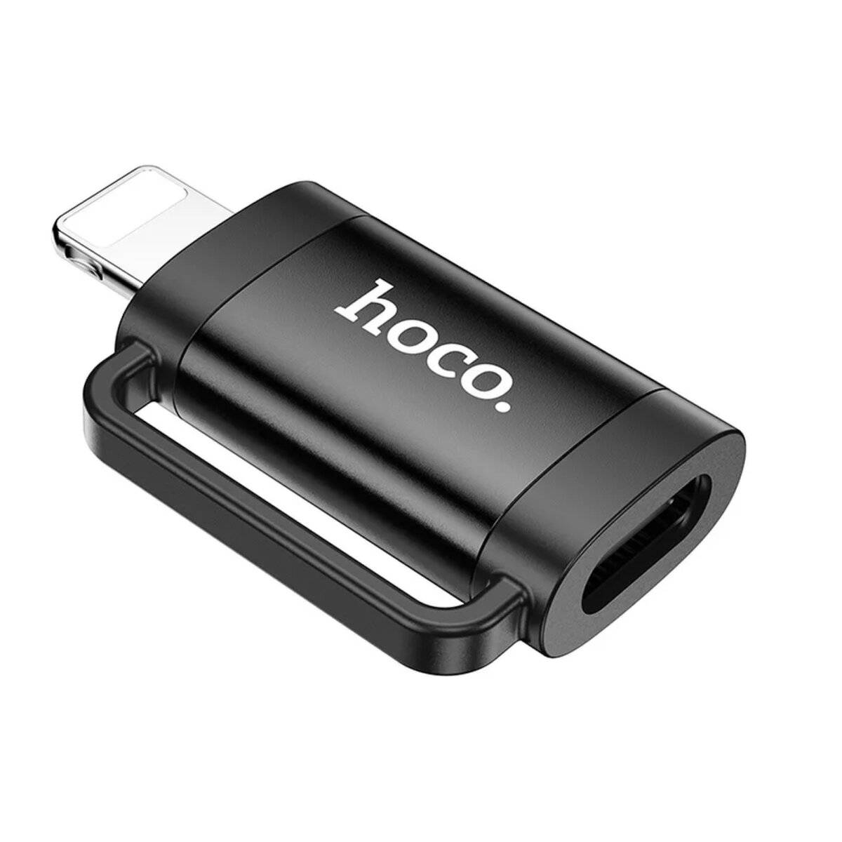 OTG-Adapter iPhone-Anschluss auf USB-C-Anschluss 480 Mbit/s Schwarz