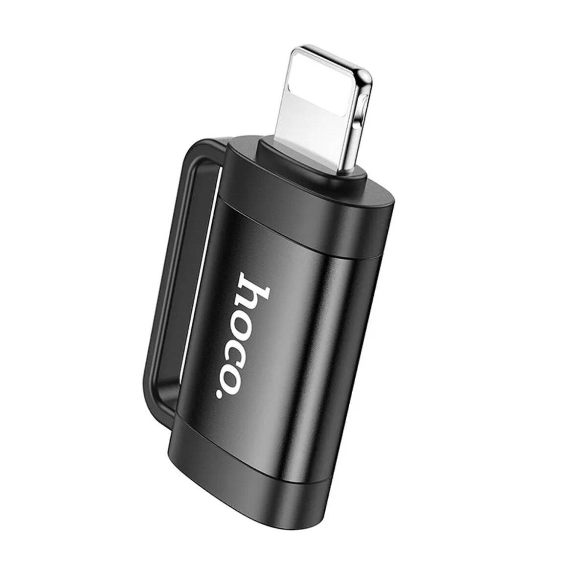 OTG-Adapter iPhone-Anschluss auf USB-C-Anschluss 480 Mbit/s Schwarz