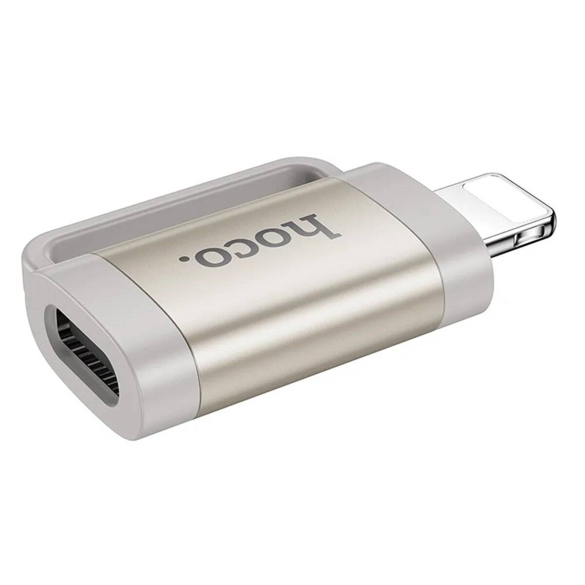 OTG-Adapter iPhone-Anschluss auf USB-C-Anschluss 480 Mbit/s Grau