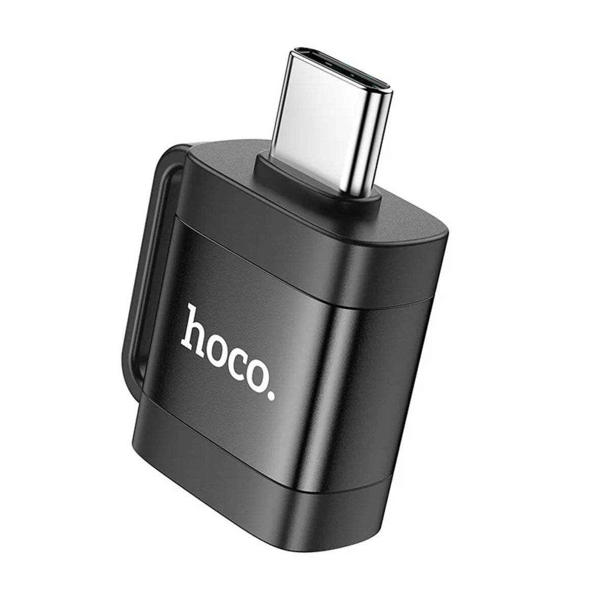 HOCO OTG-Adapter Typ C (männlich) auf USB A (weiblich) 3A UA31C schwarz