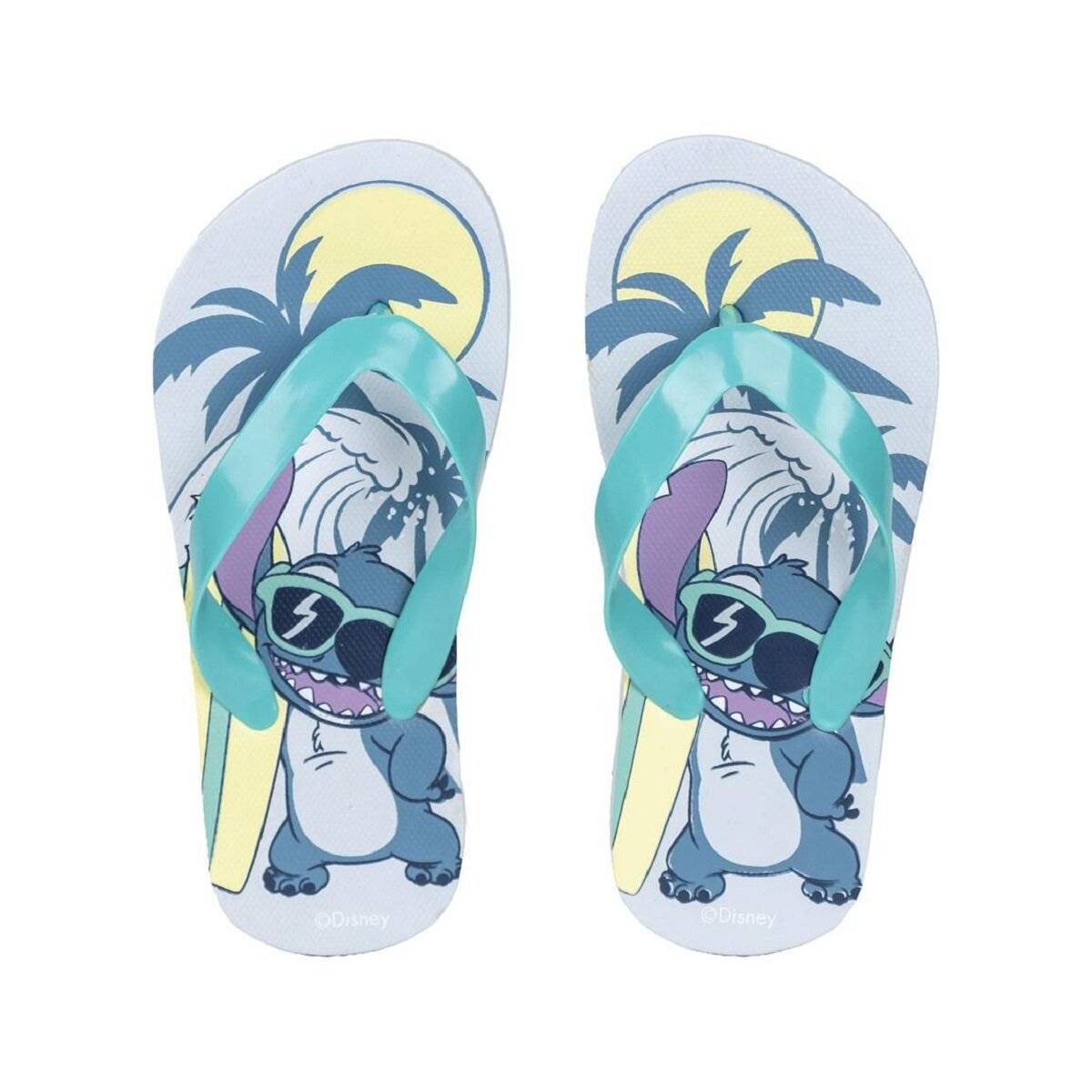 Disney Lilo & Stitch Flip-Flops – Bequeme Sandalen mit Palmen-Design 28/29