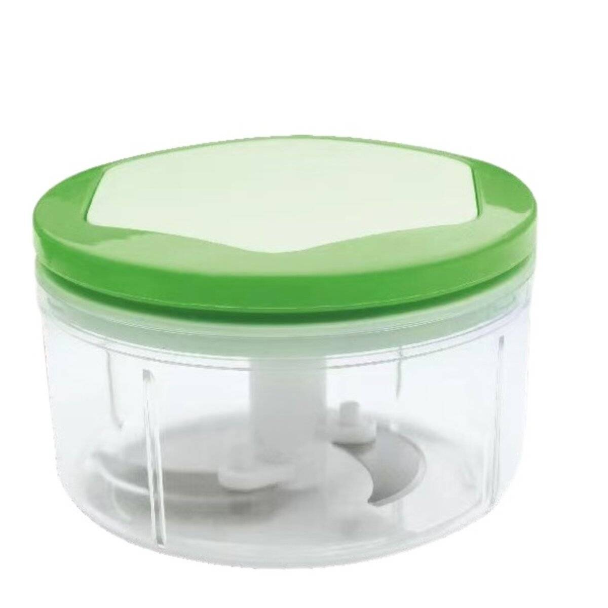 Mini Multischneider für Gemüse 550 ml in Grün - Ideal zu Camping oder Ausflüge