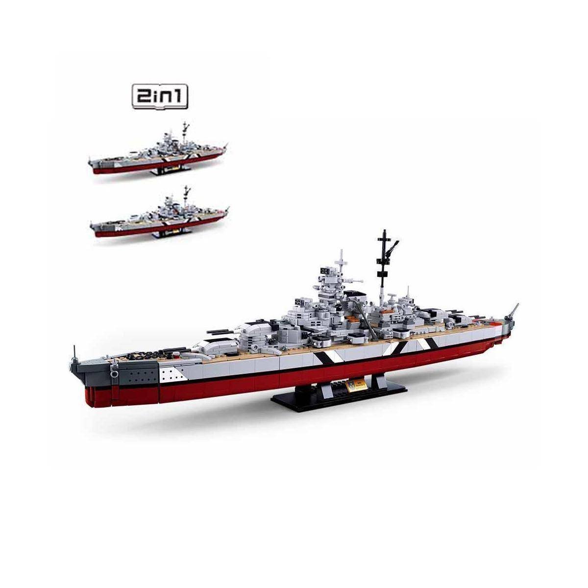 M38-B1102 - Schlachtschiff Bismarck 2-in-1 Bausatz