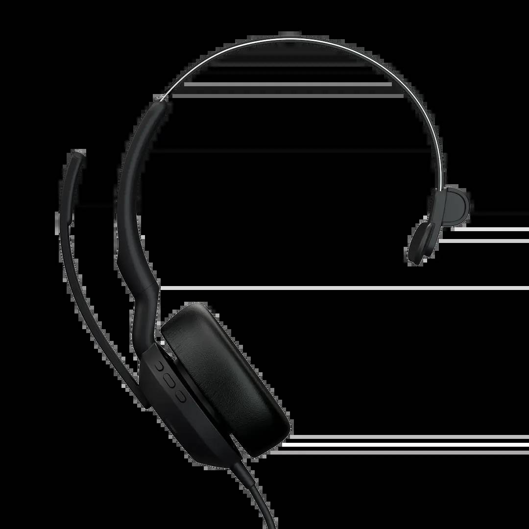 Jabra Evolve2 50 MS Mono - Headset - On-Ear - kabelgebunden
