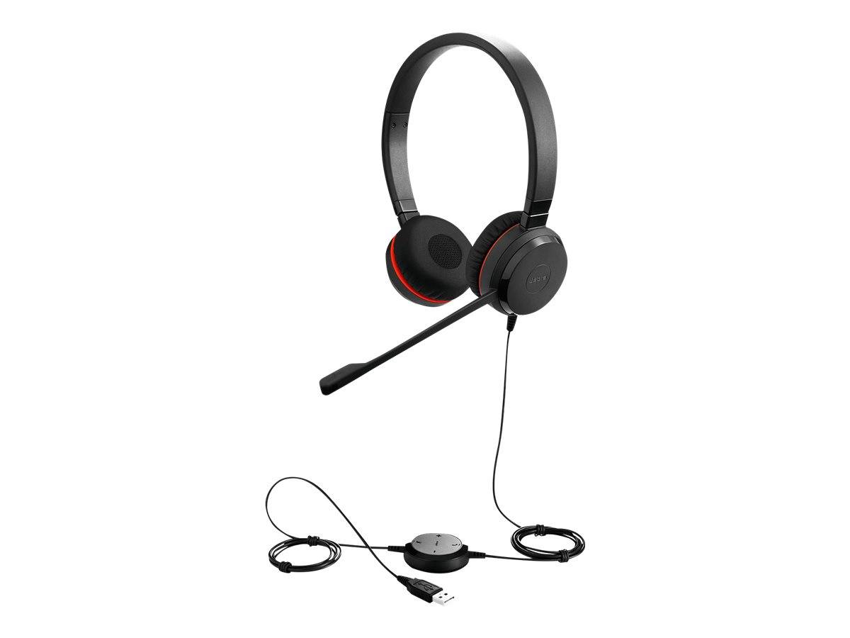 Jabra Evolve 20SE MS stereo - Headset - On-Ear