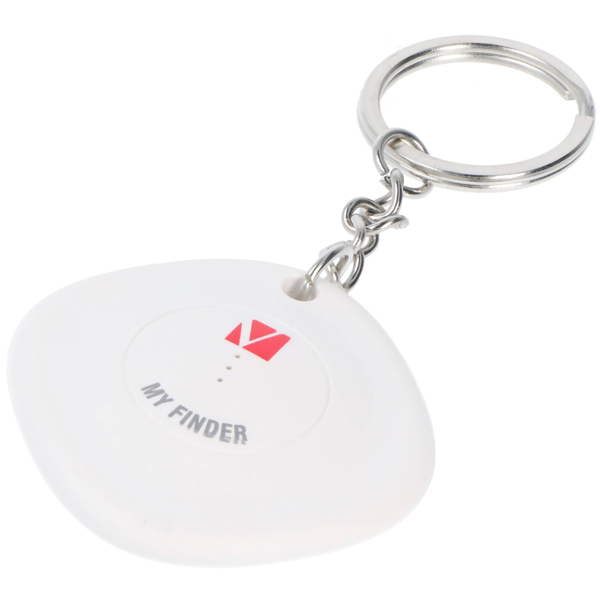 Verbatim Bluetooth-Tracker, My Finder, für Apple Geräte wie iPhone, iPad, MacBook, mit Schlüsselring, 2er Set