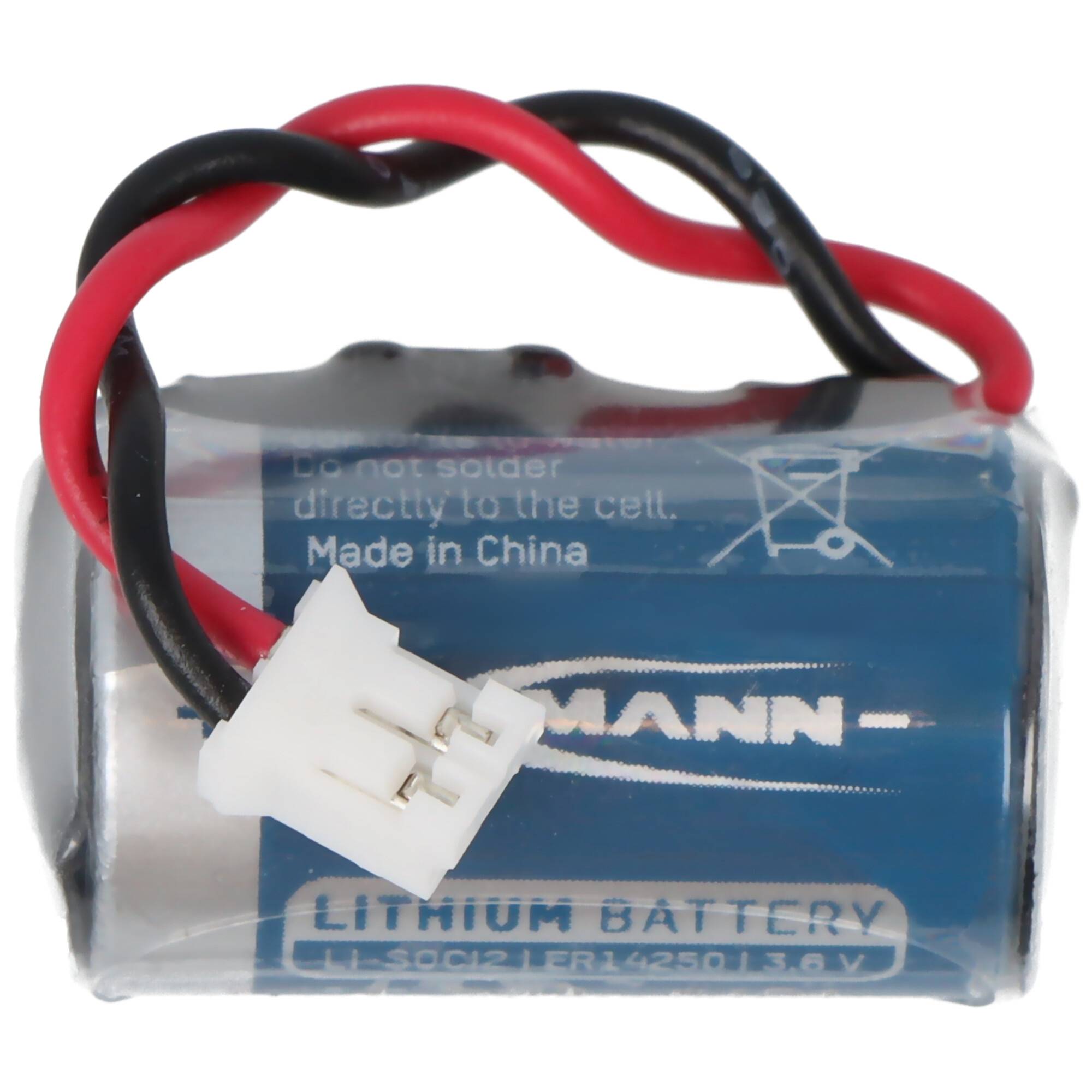 Ansmann Lithium-Thionyl-Chlorid (LiSOCl2) 3.6V Batterie ER14250H / 1/2AA