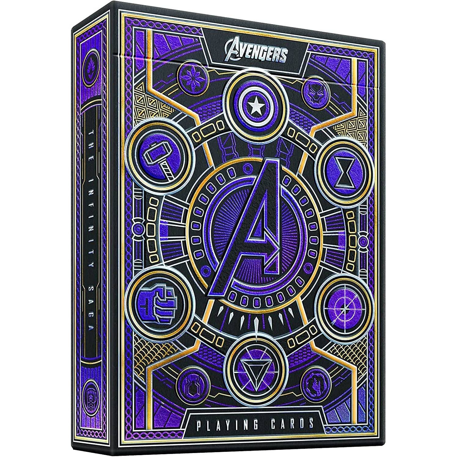 Theory11 - Kartendeck - Marvel Avengers: The Infinity Saga Kartenspiel Purple Karten Spielkarten