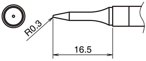 Aktiv-Lötspitze Format 0.3BS