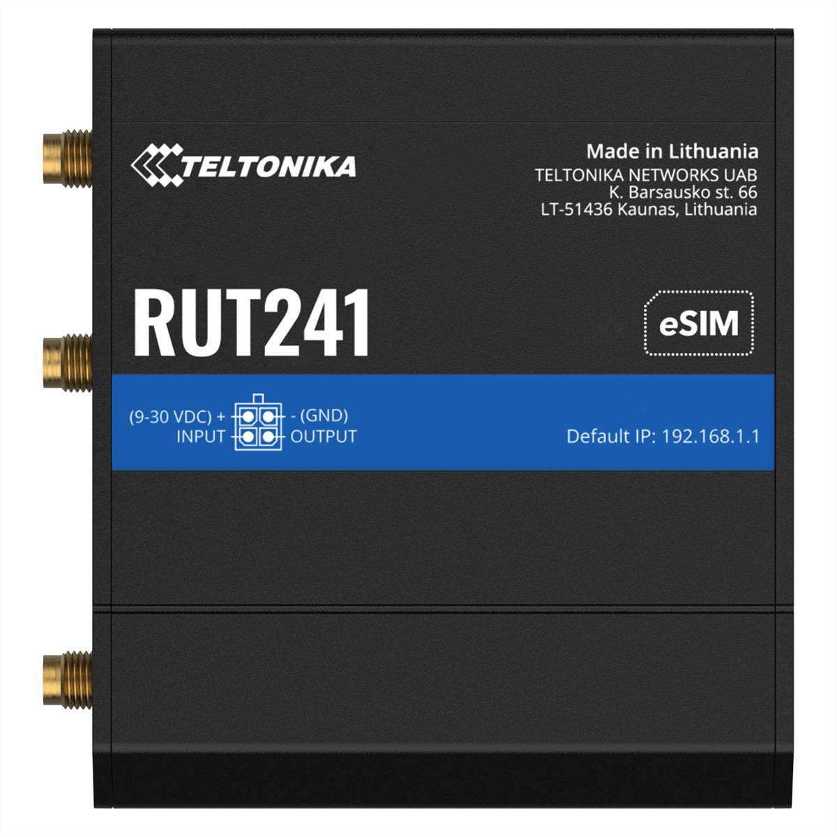 TELTONIKA RUT241 LTE/4G/3G/2G WiFi Industrie Router eSIM Version