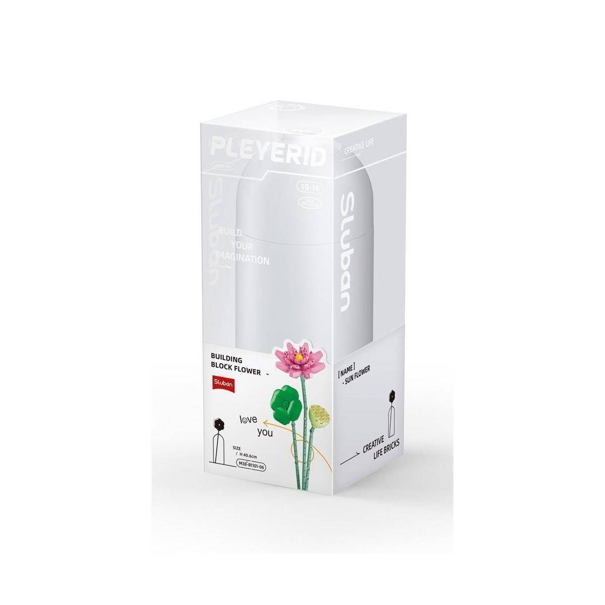 M38-B1101-06 - Lotusblume in Vase