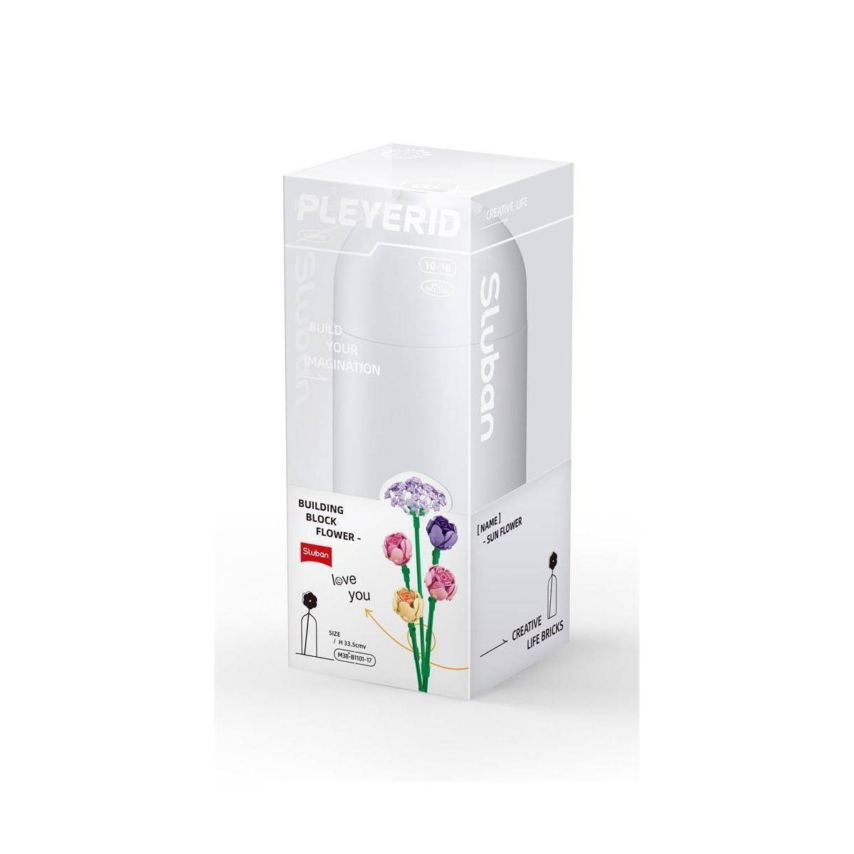 M38-B1101-17 - Pfingstrose in Vase