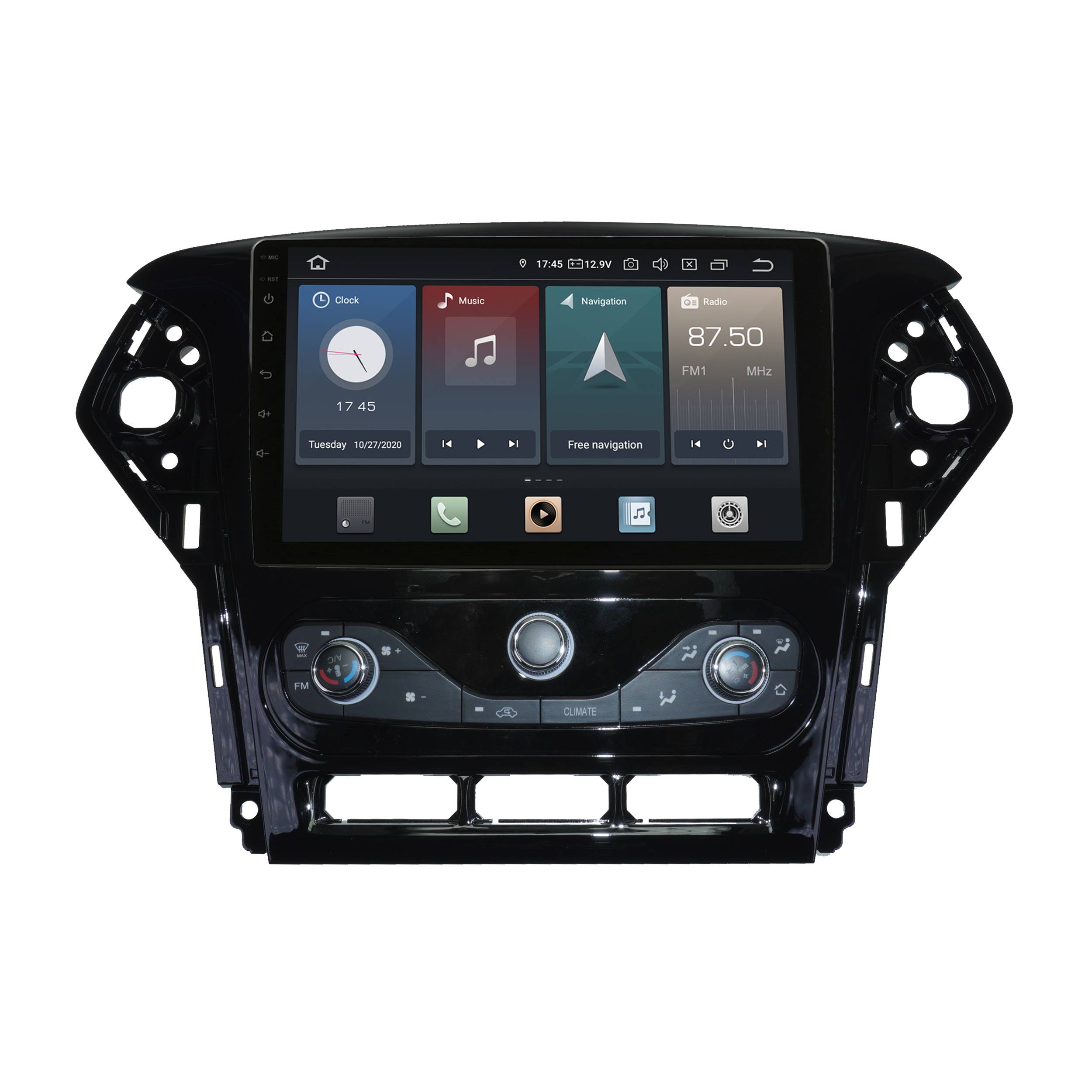 Für Ford Edge 07-14 9" Touch Android Autoradio GPS CarPlay AndroidAuto