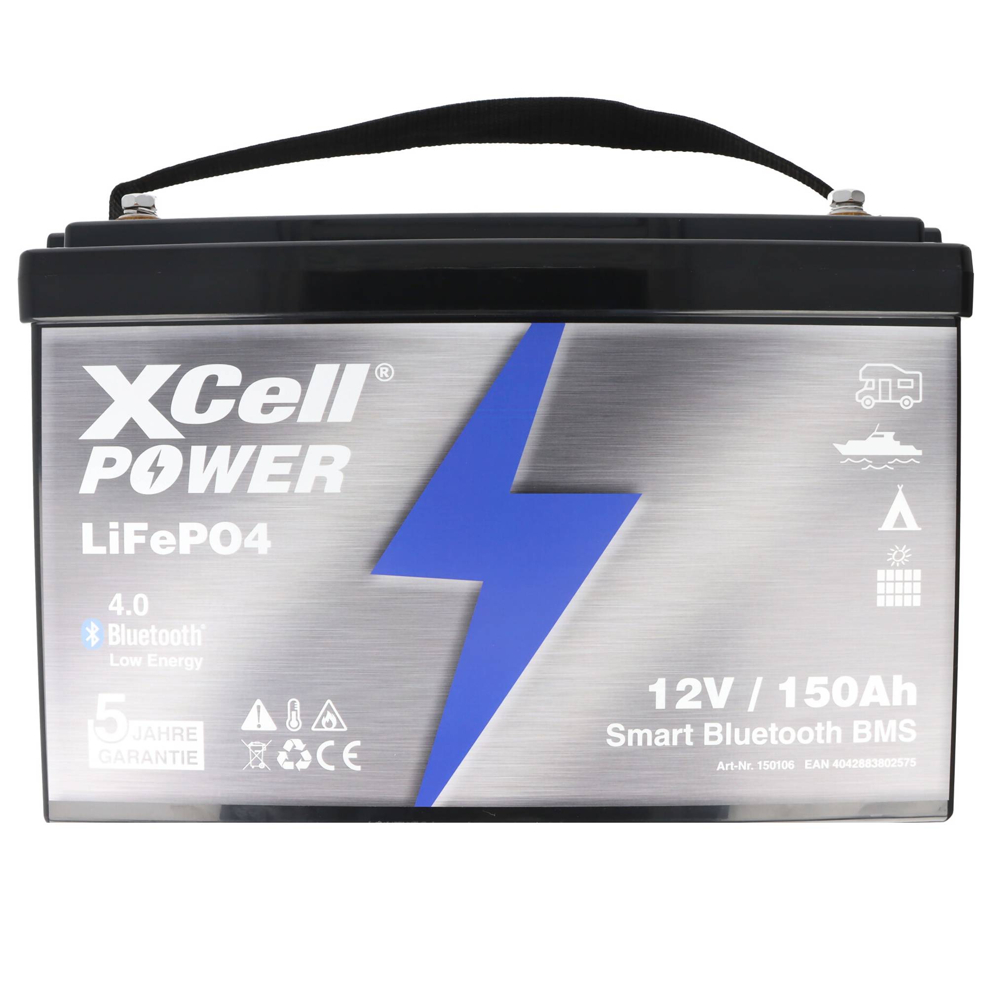 XCell LiFePO4 Smart BMS 12,8V / 150Ah Pro Ultimate inkl. 4.0 Bluetooth
