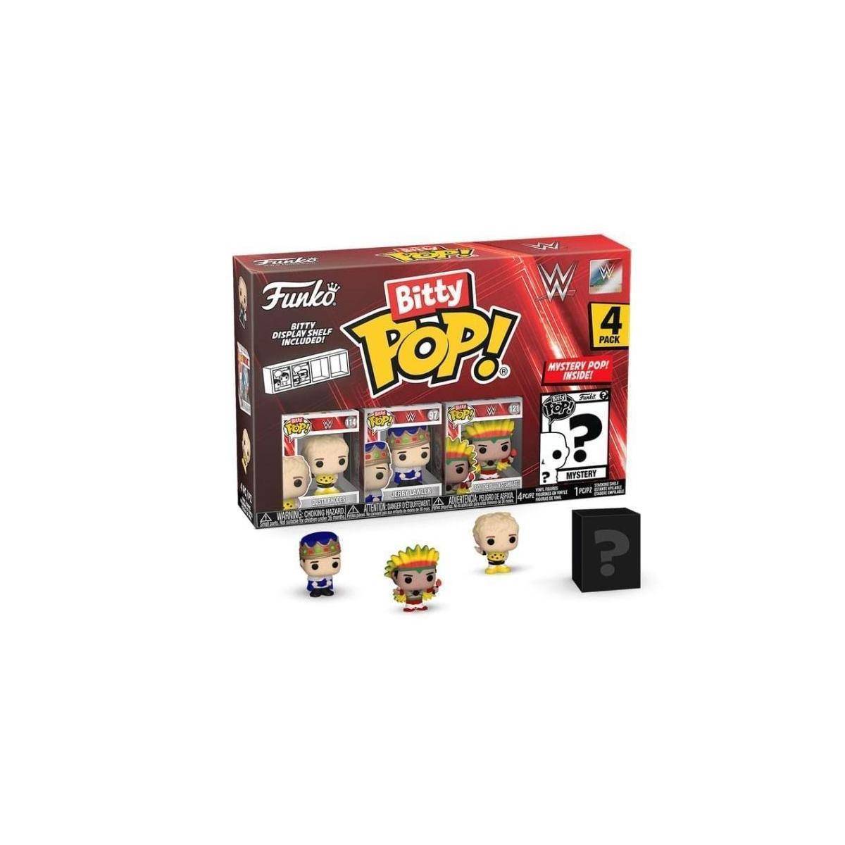 FK75462 - WWE Bitty POP! Vinyl Figuren 4er-Pack Dusty Rhodes 2,5 cm