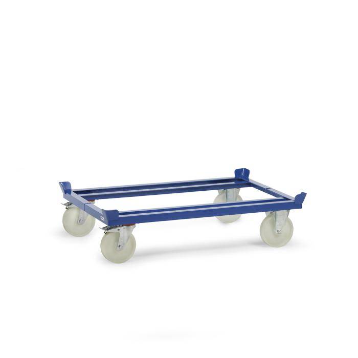 Paletten-Fahrgestell - für Flachpaletten und Gitterboxen - Polyamid-Räder