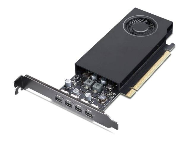NVIDIA RTX A1000 Grafikkarten 8 GB GDDR6 PCIe 4.0 x8 4 x Mini DisplayPort