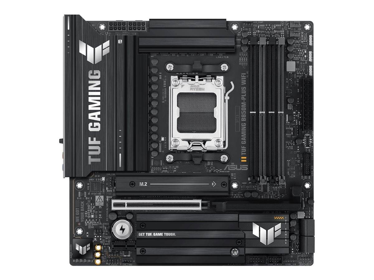 ASUS TUF GAMING B850M-PLUS WIFI - Motherboard - micro ATX - Socket AM5 - AMD B850 Chipsatz - USB-C 3.2 Gen 2x2, USB-C 3.