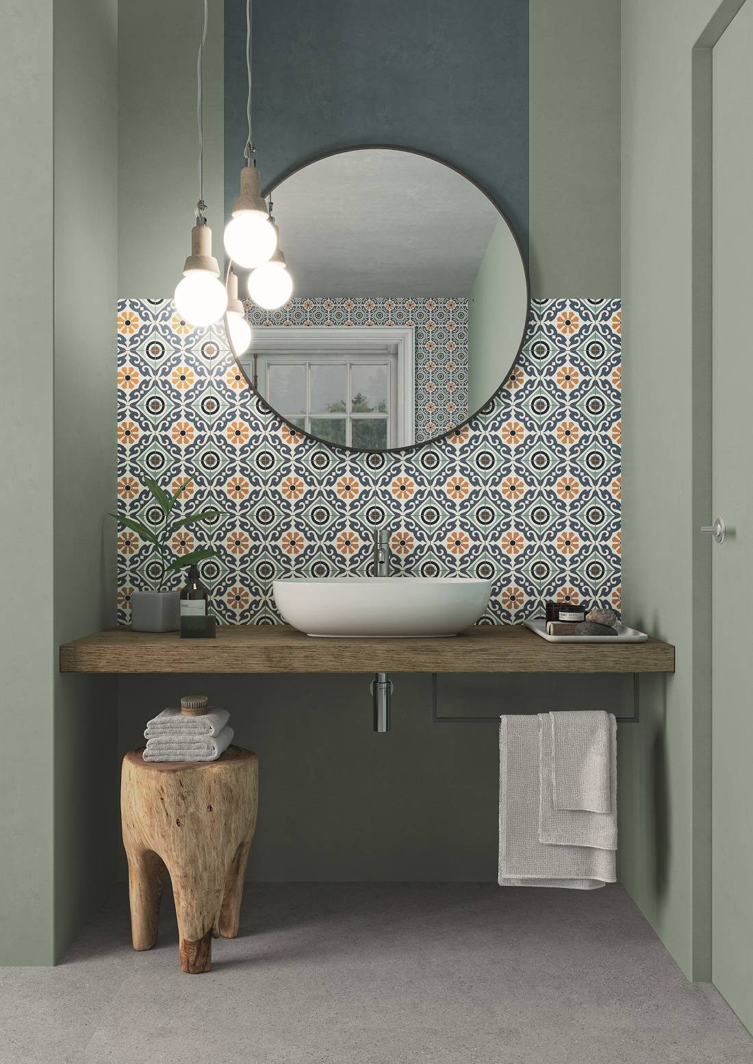 RIONI MIX 16.5 x 16.5 Feinsteinzeug Wand- und Bodenfliese-1.1 m² (40 Fliesen)