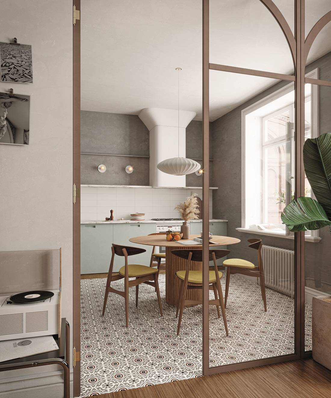 RIONI GREY 16.5 x 16.5 Feinsteinzeug Wand- und Bodenfliese -1.1 m² (40 Fliesen)