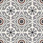 RIONI GREY 16.5 x 16.5 Feinsteinzeug Wand- und Bodenfliese -1.1 m² (40 Fliesen)