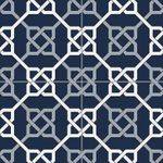 MARINI BLUE 16.5 x 16.5 Feinsteinzeug Wand- und Bodenfliese -1.1 m² (40 Fliesen)