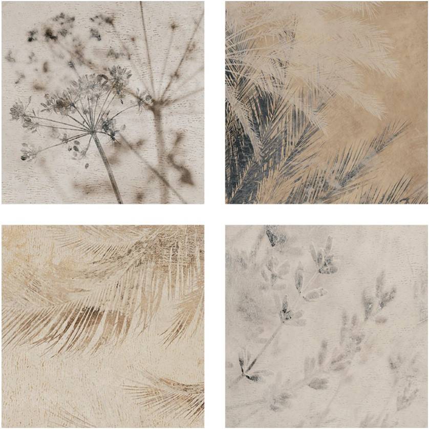 FLORA NATURE 16.5 x 16.5 Feinsteinzeug Wand- und Bodenfliese-1.1 m² (40 Fliesen)