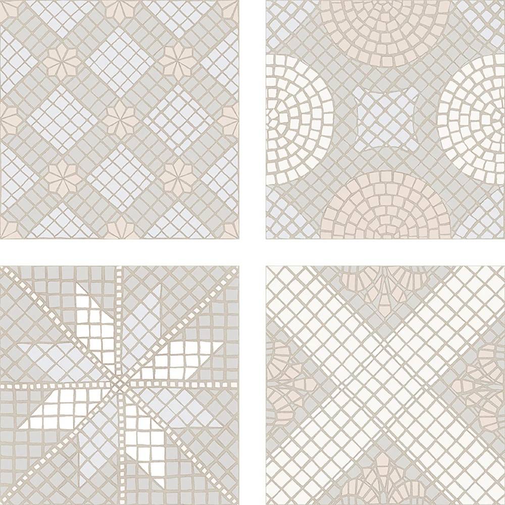 AMBIENT WHITE 16.5 x 16.5 Feinsteinzeug Wand- und Bodenfliese-0.55 m² (20 Fliesen)