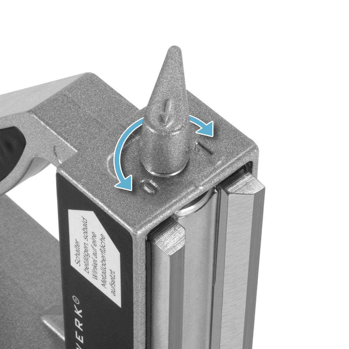 STAHLWERK Zweifach Schaltbarer Schweißmagnet, 90 Grad Eckmagnet zwei Schaltern