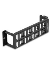 Delock Keystone Halterung 8 Port Panel Aufbau vertikal