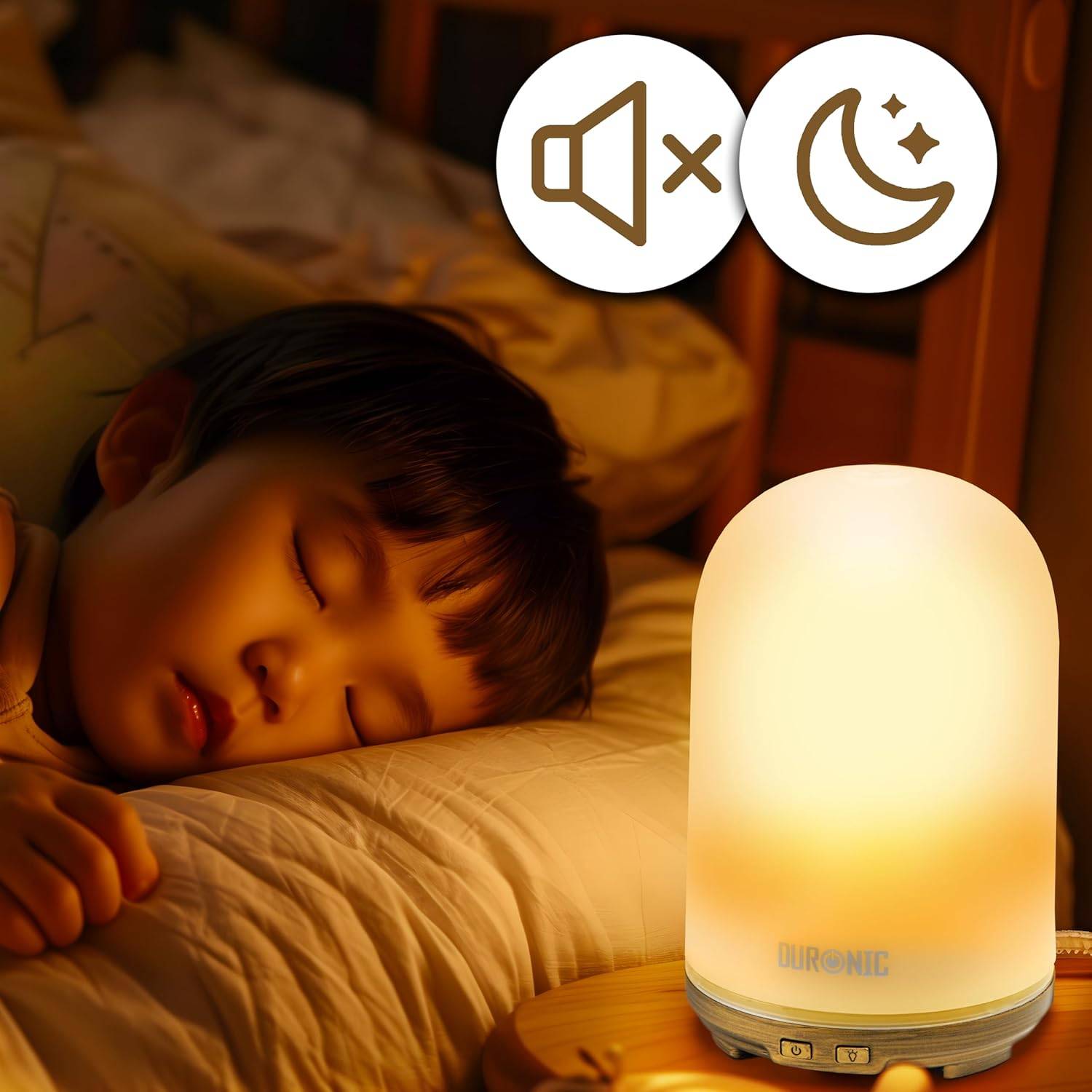 AD11 Aroma Diffuser, Diffuser mit 100 ml Wassertank, Diffusor für ätherische Öle, Raumduft als Lufterfrischer, Duftsprüher für Duftöl