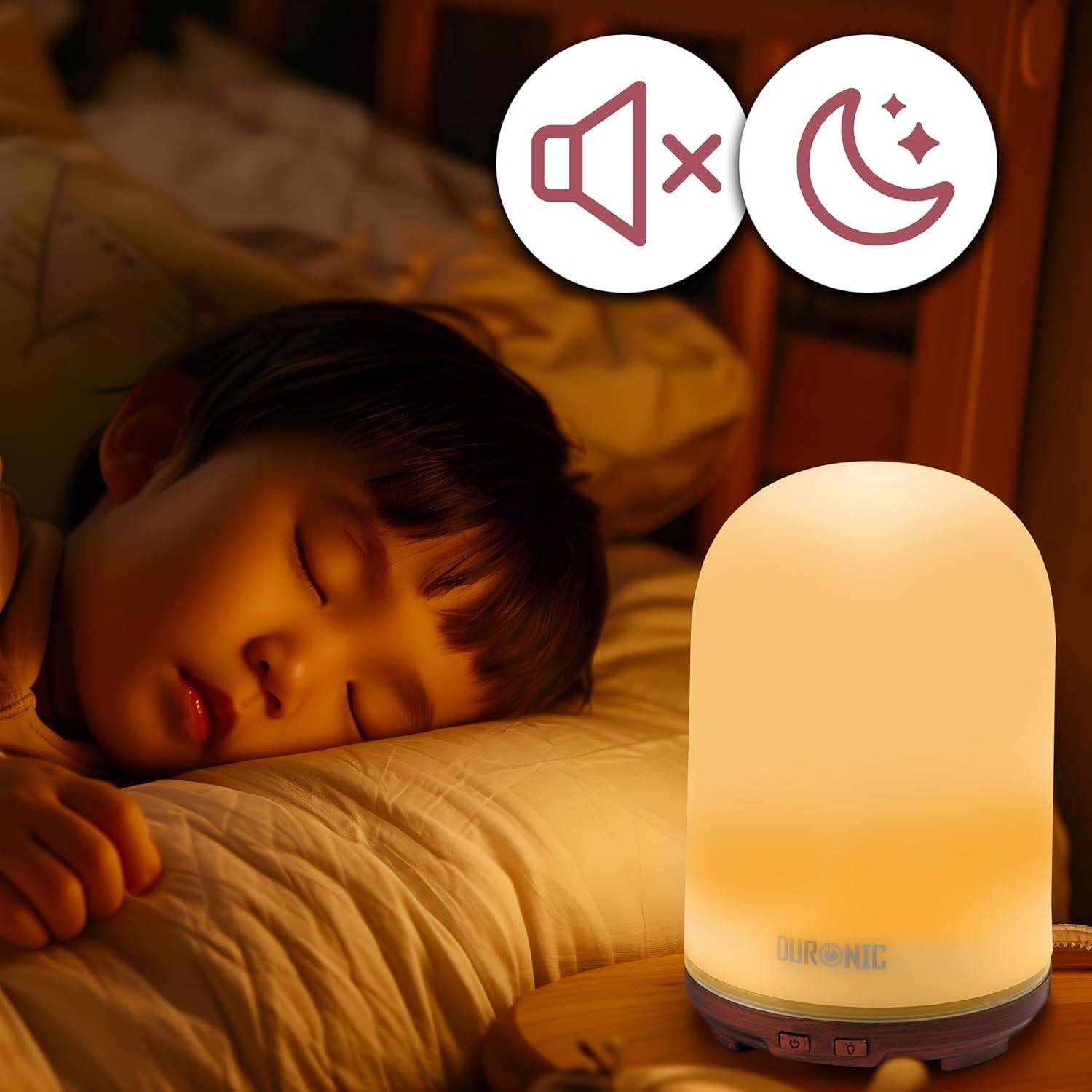 Aroma Diffuser, Diffuser mit 100 ml Wassertank, Diffusor für ätherische Öle, Raumduft als Lufterfrischer, Duftsprüher für Duftöl