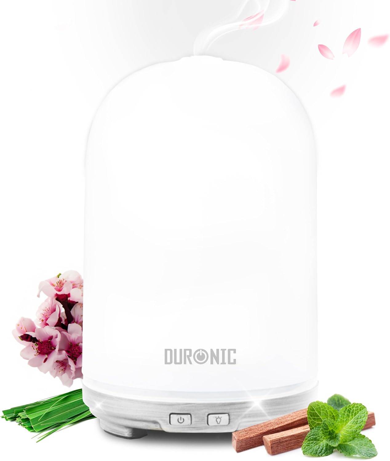 AD13 Aroma Diffuser, Diffuser mit 100 ml Wassertank, Diffusor für ätherische Öle, Raumduft als Lufterfrischer, Duftsprüher für Duftöl