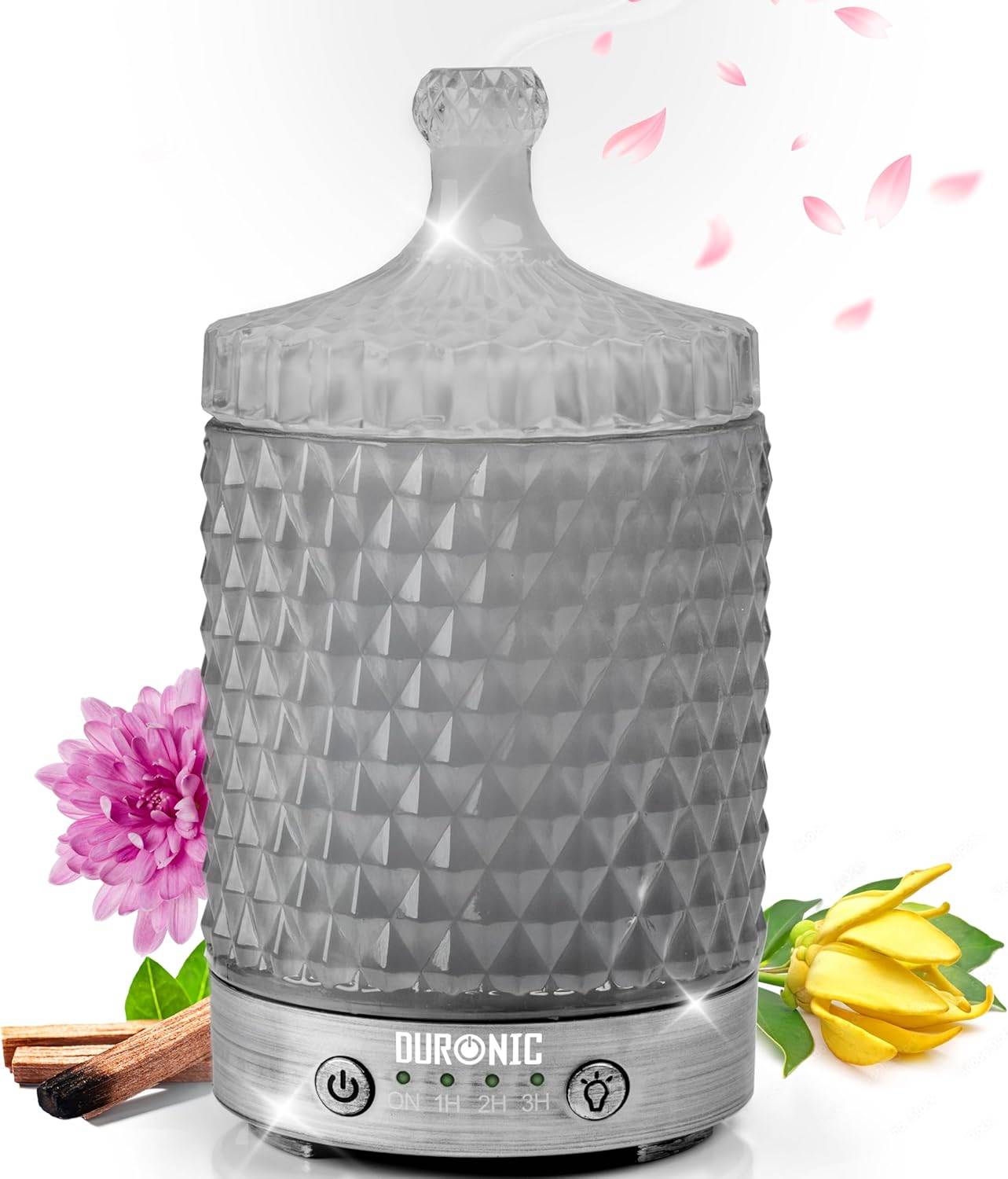 AD33 Aroma Diffuser, Diffuser mit 100 ml Wassertank, Diffusor für ätherische Öle, Raumduft als Lufterfrischer, Duftsprüher für Duftöl