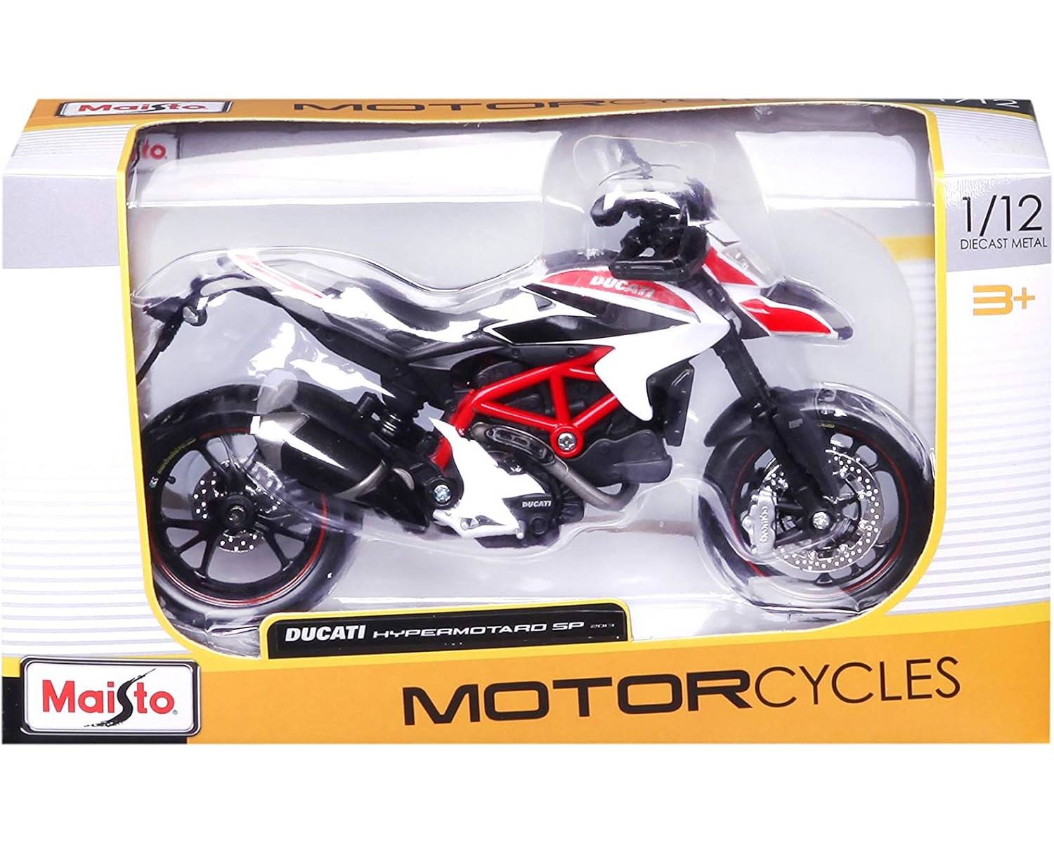 Maisto 5-13015 - Modellmotorrad - Ducati Hypermotorad SP (Maßstab 1:12) Modell Motorrad