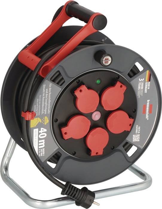 Kabeltrommel 300 KU 4100 40m Gummi-Neopren 3x1,5mm² 300mm 5 Schutzkon.steckd.