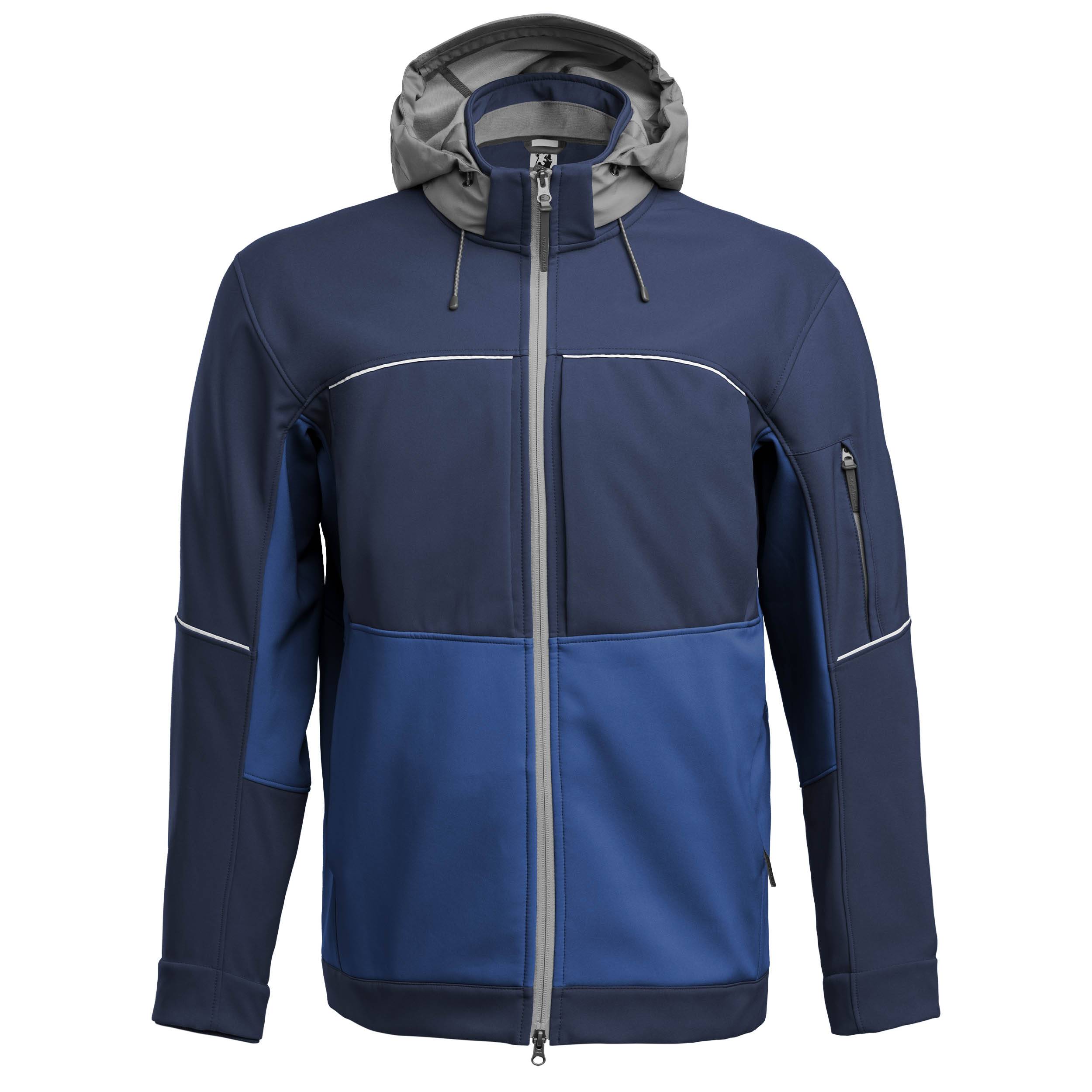 QUALITEX HIGH QUALITY WORKWEAR Softshelljacke RESIST - marine - Herren: XL