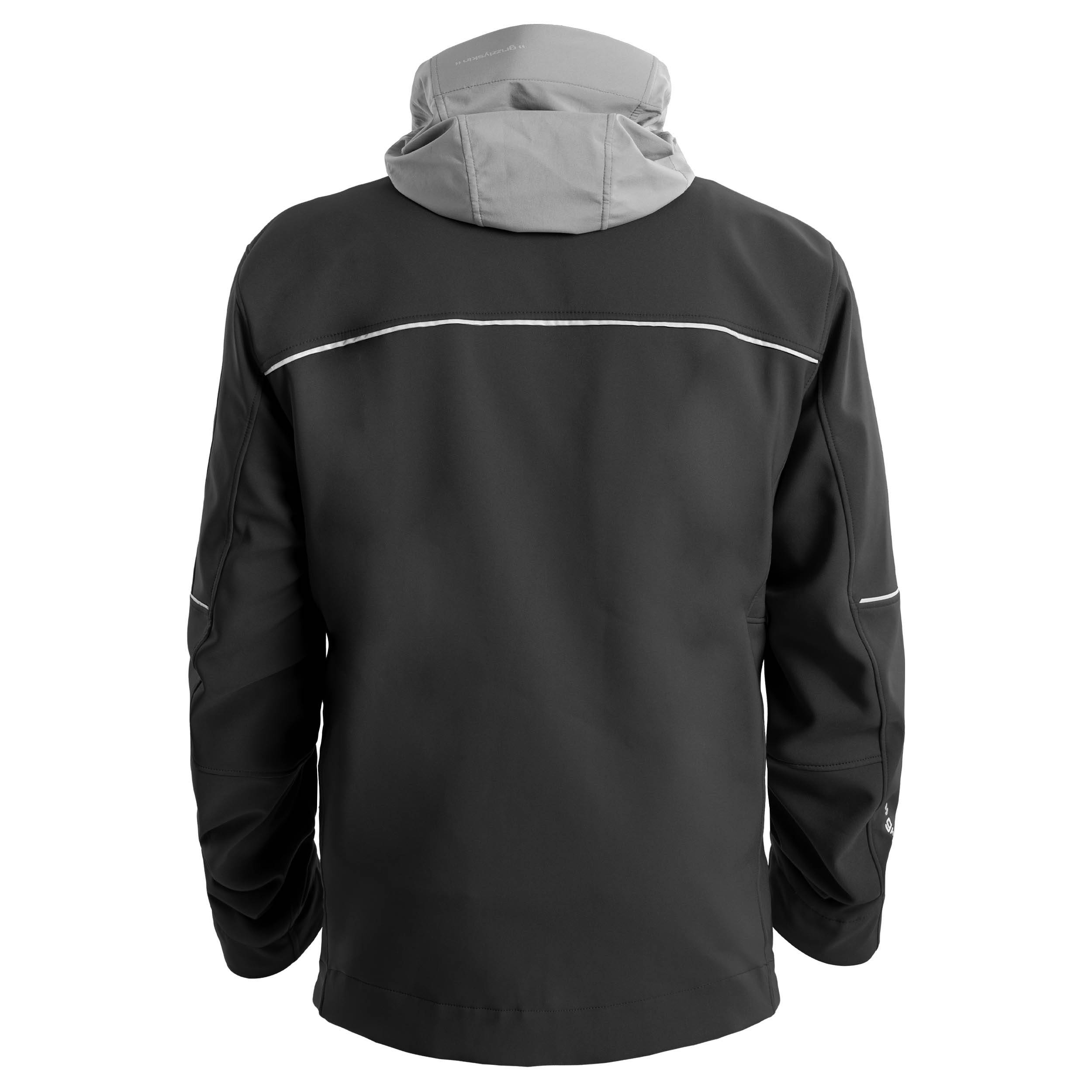 QUALITEX HIGH QUALITY WORKWEAR Softshelljacke RESIST - schwarz/grau - Herren: S