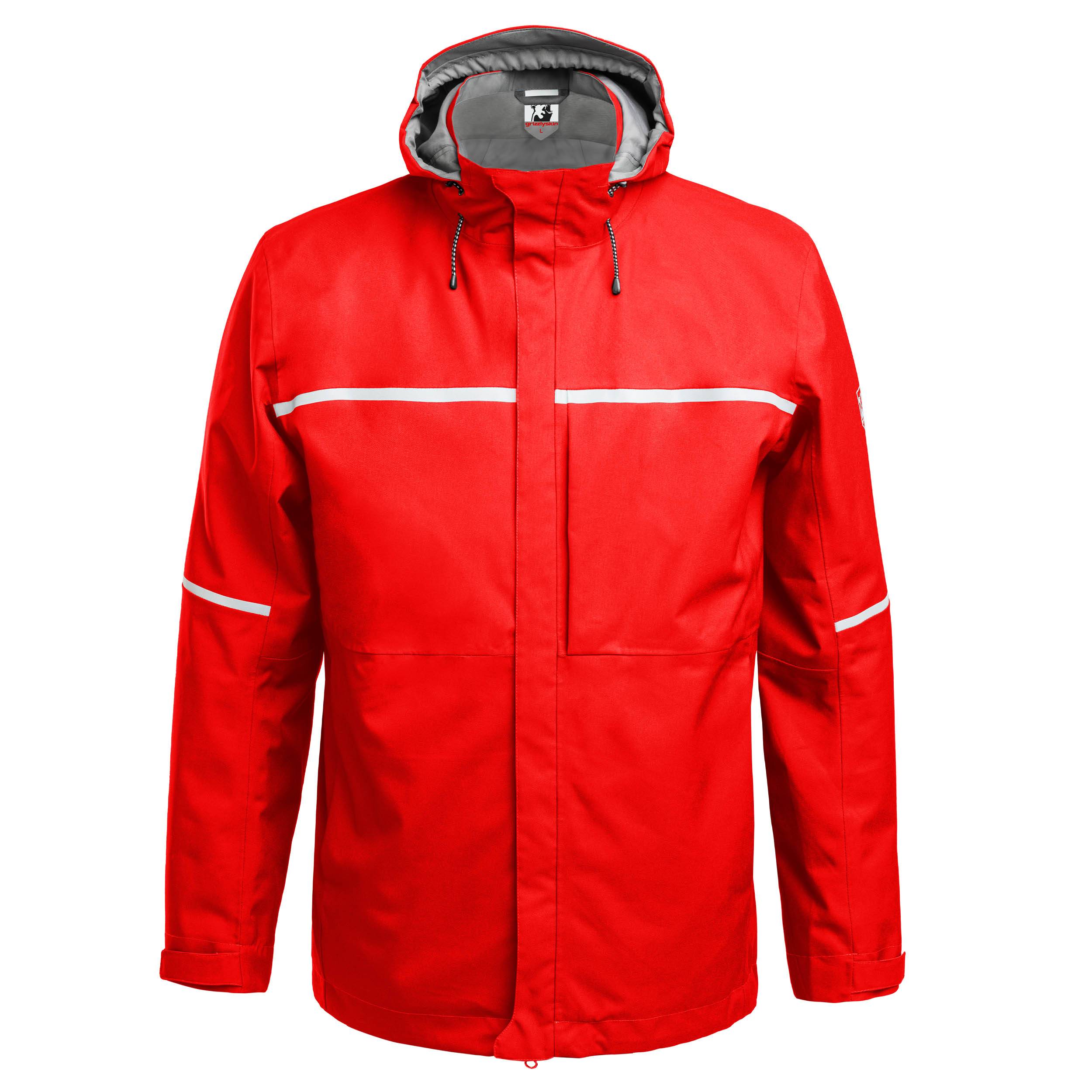 QUALITEX HIGH QUALITY WORKWEAR Hardshelljacke RESIST - rot - Herren: S