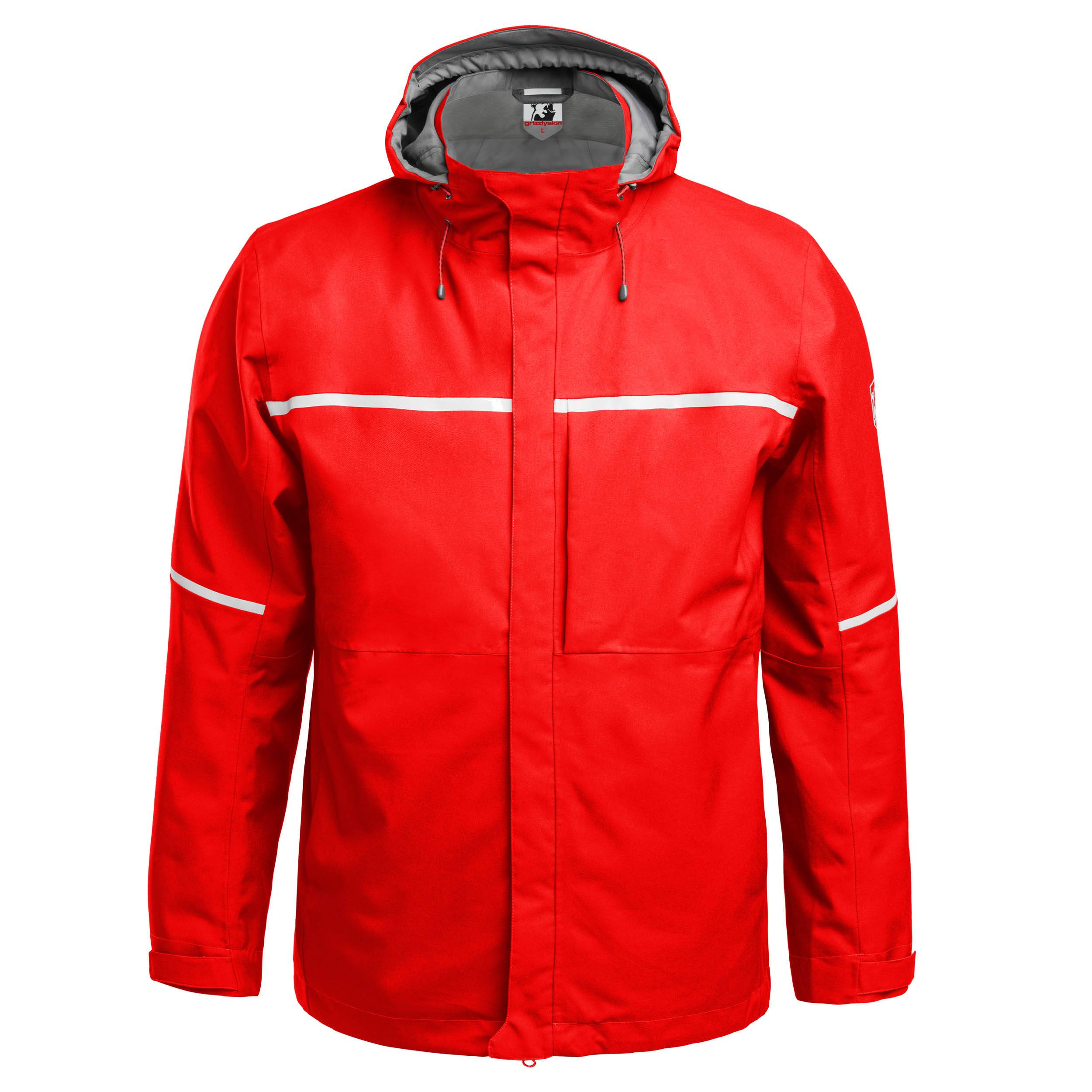 QUALITEX HIGH QUALITY WORKWEAR Hardshelljacke RESIST - rot - Herren: L