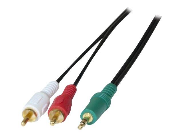exertis Connect Audiokabel - mini-phone stereo 3.5 mm männlich zu RCA x 2