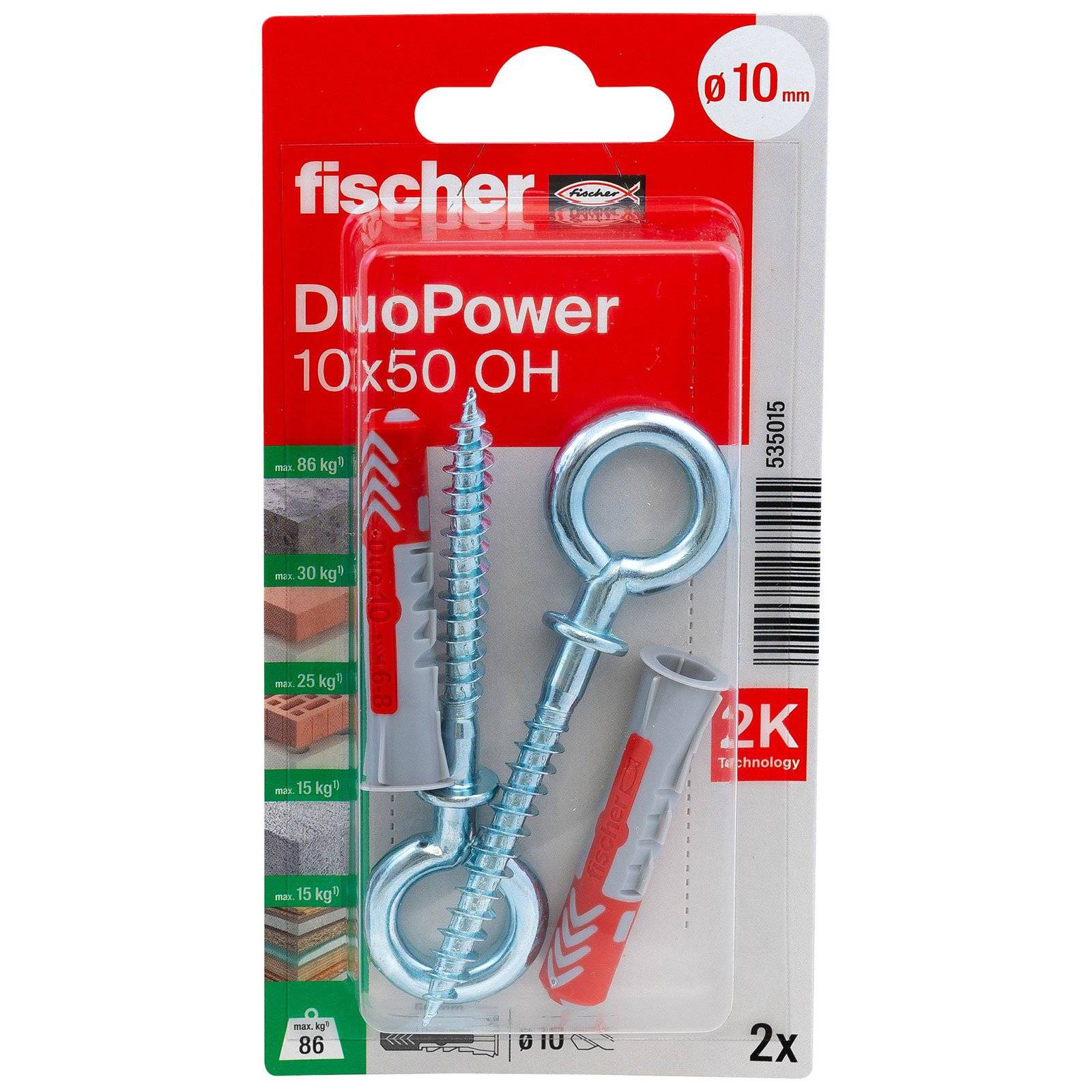 fischer DuoPower 10 x 50 OH mit Ösenhaken