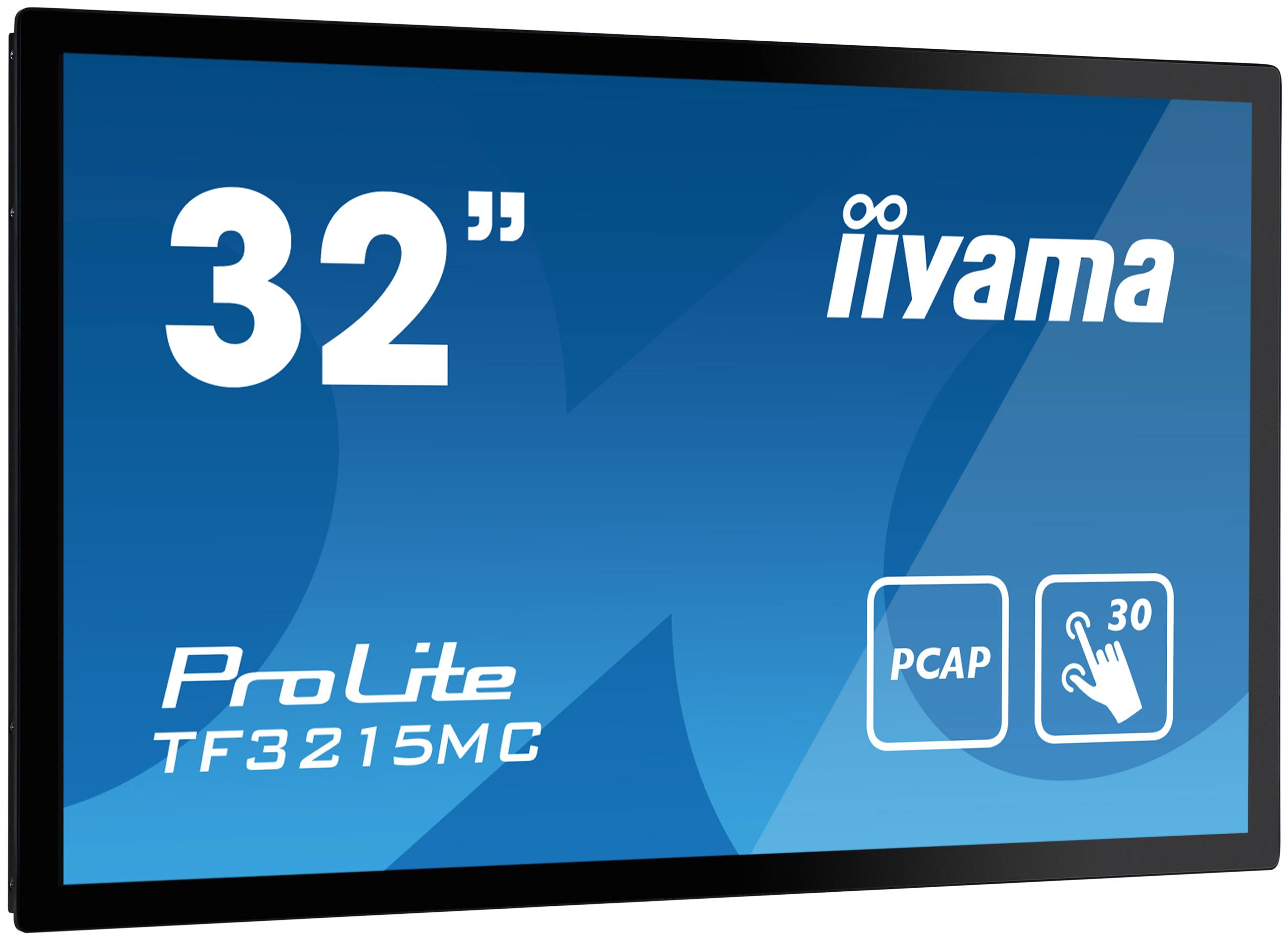 iiyama ProLite TF3215MC-B2, 24/7, 80cm (31,5''), Projected Capacitive, Full HD, Kit (USB), schwarz Touchmonitor